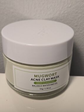 New Mugwort Acne Clay Mask – Green Deep-Cleaning Face Mask